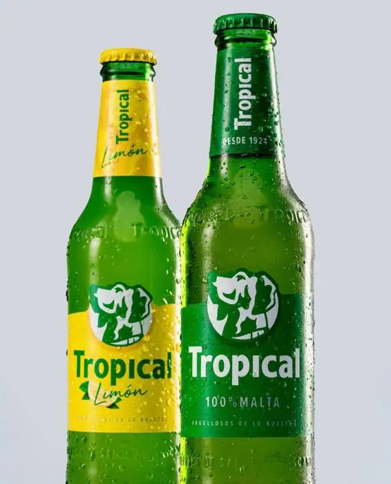 Tropisches Bier